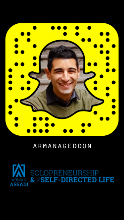 Arman Assadi's Snapchat Snapcode
